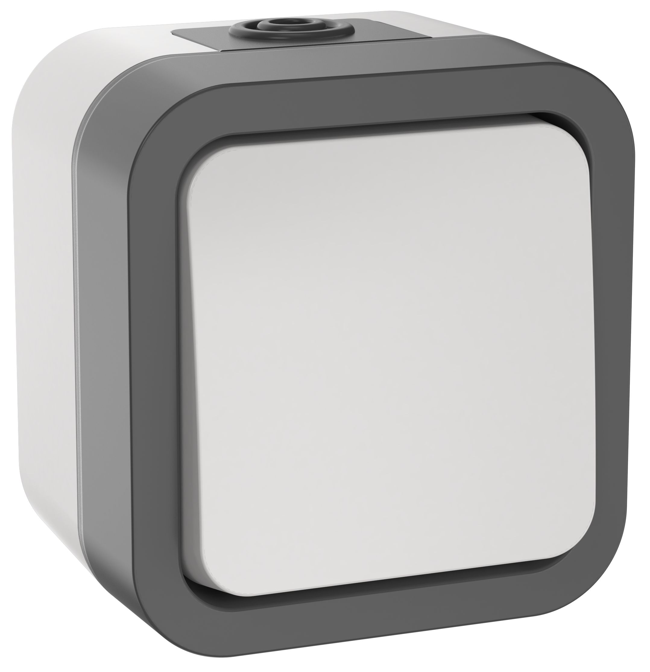 TORS Выключатель двухполюсный одноклавишный 10А IP55 TS211 серо-белый IEK (TS-V16-0-10-55-K41)