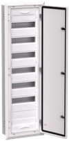 TITAN 5 Корпус металлический ЩРв-84 (1х84) 1130х365х130мм IP31 белый (одна дверь) IEK0