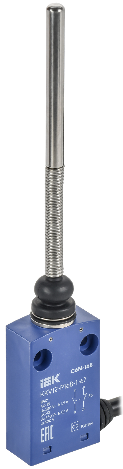 Выключатель концевой C6N-168 пружинный стрержень с металлическим наконечником IP67 IEK