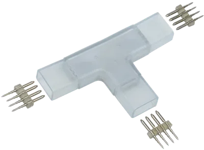 T-Connector 5pcs. RGB 14 mm (socket- socket - socket) IEK