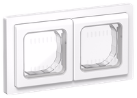 FLITE Рамка 2-местная IP55 Рпро-2-55-ФлБ белый IEK