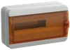 TEKFOR Корпус пластиковый КМПн-18 IP65 оранжевая прозрачная дверь IEK0