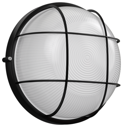 Светильник НПП1102 черный/круг с реш.100Вт IP54 IEK