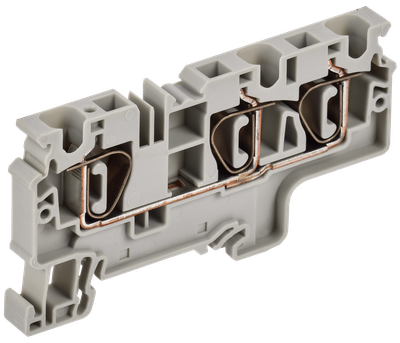 ARMAFIX Клемма пружинная CX6-3 6мм2 трехконтактная серая IEK