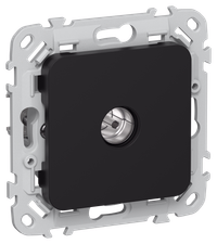 FLITE Розетка TV экранированная оконечная тип M РТВм-1-1-1-ФлЧ черный IEK