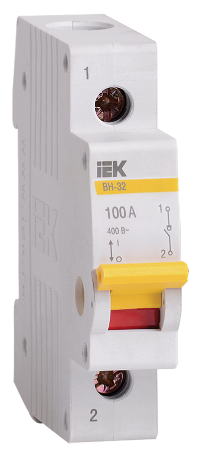 KARAT Выключатель нагрузки (мини-рубильник) ВН-32 1P 100А IEK