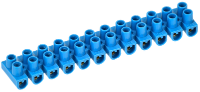 Зажим винтовой ЗВИ-3 н/г 1,0-2,5мм2 12пар синие IEK