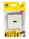BRITE Розетка HDMI РHDMI-0-БрБ белый IEK5