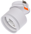 LIGHTING Светильник 4033 встраиваемый поворотный под лампу GX53 белый IEK0