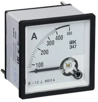 Ampermeter E47 400/5A class accuracy 1,5 96x96mm