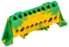 TEKFOR Шина PE "земля" в комбинированном DIN-изоляторе "Стойка" 8х12-9-ЖЗ IEK0