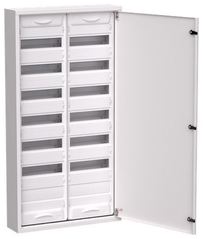 TITAN 5 Корпус металлический ЩРн-168 (2х84) 1085х570х140мм IP31 белый (одна дверь) IEK