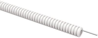 ELASTA Труба гофрированная ПВХ d=16мм с зондом белая (100м) IEK