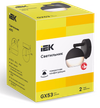 LIGHTING Светильник 4013 накладной настенный под лампу GX53 черный IEK1