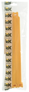 Хомут-липучка ХКл 14х310мм желтый (100шт) IEK1