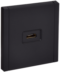 FORTE&PIANO Розетка HDMI FP140M металл черный IEK