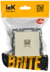 BRITE Computer socket RJ45 cat.6 PK11-BrKr beige IEK1