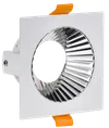LIGHTING Светильник 4109 встраиваемый поворотный под лампу GU10 белый/хром пластик IEK0