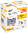 PRIME Корпус пластиковый ЩРН-П-6 модулей навесной белый IP41 IEK1