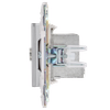 SKANDY TV outlet through passage SK-A17N nickel IEK3