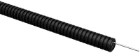 ELASTA Corrugated PVC pipe d=16mm with probe black (100m) IEK