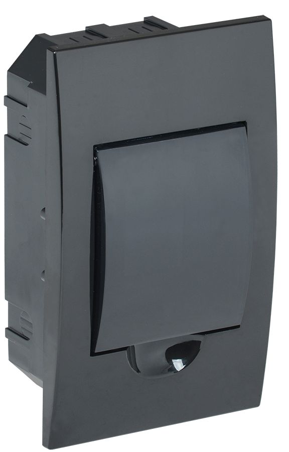 KREPTA 3 Корпус пластиковый ЩРВ-П-4 IP41 черный IEK (MKP12-V-04-41-K02)