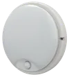 Светильник светодиодный ДПО 4200Д 12Вт 6500K IP54 круг белый с инфракрасным датчиком движения IEK0