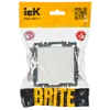 BRITE Plug with support MZ10-BrB white IEK1