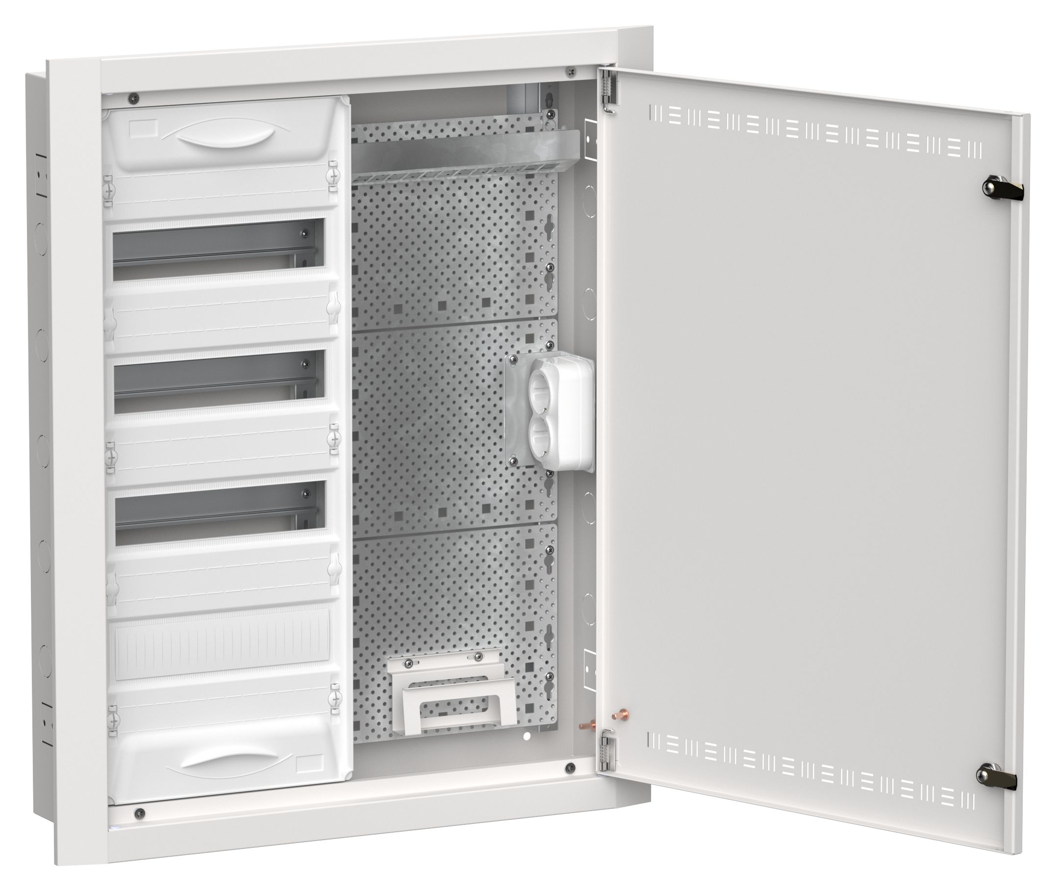 TITAN 5 Корпус комбинированный ЩРв-48 (2х48) 755х625х130мм IP30 белый IEK (TI5-51-V-2X048-30)