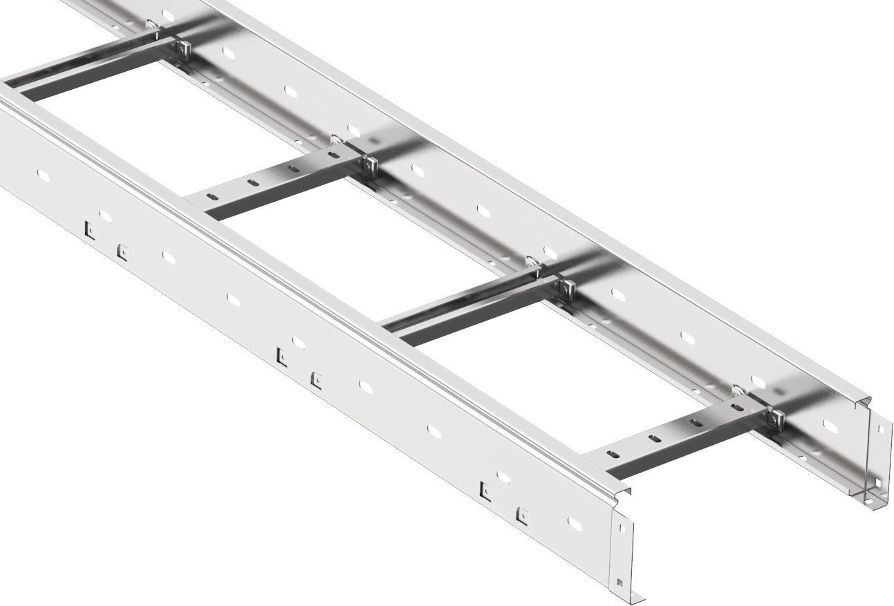 Лоток лестничный LESTA 55х500х3000-1,0 IEK CLM40-055-500-3-100