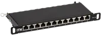 ITK 0,5U патч-панель кат.5E STP 12 портов 10" (Dual IDC)
