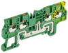 Terminal block CP-MC-PEN grounding 4 pins 1.5mm2 green-yellow IEK0