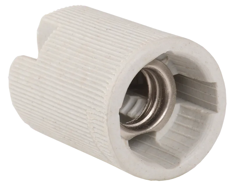 Pkr14-04-k43 Ceramic suspension socket, E14 (400 pcs.), with an individual sticker, IEK