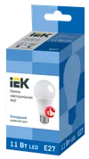 LED lamp A60 pear 11W 230V 6500K E27 IEK2