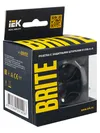 BRITE Socket outlet 1-gang with earthing with protective shutters 16A with USB A+A 5V 3.1A RYush10-2-BrG graphite IEK6