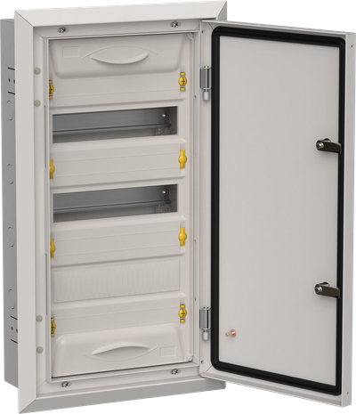 TITAN 5 Корпус металлический ЩРв-36 (1х36) 630х365х130мм IP31 серый (одна дверь) IEK