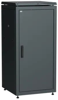 ITK LINEA N Шкаф сетевой 19" 24U 600х800мм металлическая передняя дверь черный