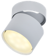 LIGHTING Светильник 4014 накладной потолочный поворотный под лампу GX53 белый IEK4