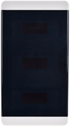 TEKFOR Корпус пластиковый ЩРВ-П-36 IP41 черная прозрачная дверь IEK2