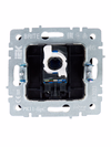 BRITE Розетка компьютерная RJ45 кат.6 РК11-БрС сталь IEK4