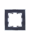 BRITE Рамка 1-местная IP44 РУ-1-БрС-44 сталь IEK3
