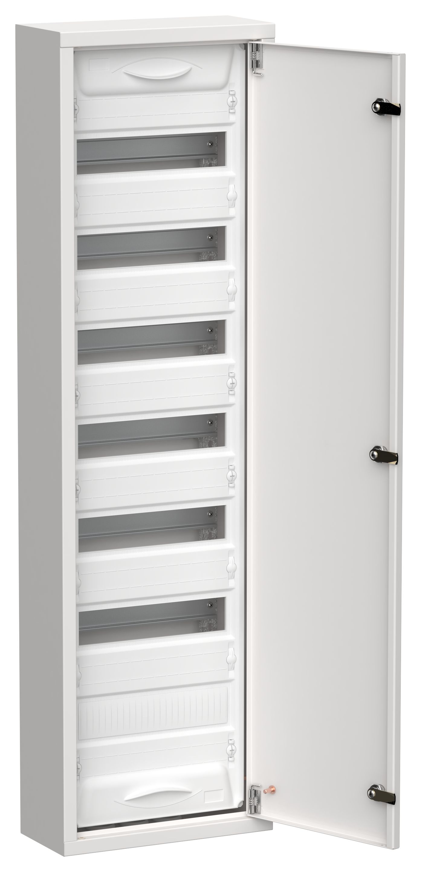 TITAN 5 Корпус металлический ЩРн-84 (1х84) 1085х310х140мм IP31 белый (одна дверь) IEK