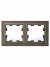 BRITE Рамка 2-местная IP44 РУ-2-БрШ-44 шампань IEK1