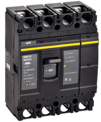 Выключатель автоматический ВА88-37 4P 250А 35кА MASTER IEK