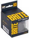 BRITE Термостат электронный с индикацией ТС10-1-БрГ графит IEK1