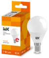Лампа светодиодная G45 шар 7Вт 230В 3000К E14 IEK0