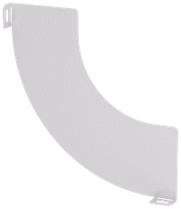 Перегородка разделительная 100мм поворота вертикального внутреннего 90град RAL 9016 IEK