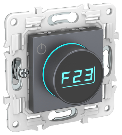 SKANDY Термостат электронный с индикацией SK-T01T титан IEK