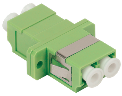 ITK Проходной адаптер LC-LC, для одномодового и многомодового кабеля (SM/MM), с полировкой APC, двойного исполнения (Duplex)