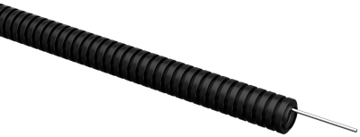 ELASTA Труба гофрированная ПВХ d=16мм с зондом черная (100м) IEK